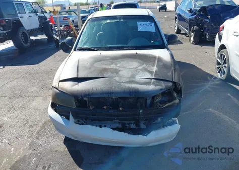 2002 Hyundai Accent Gl из США, поврежденный, VIN KMHCG45CX2U346907